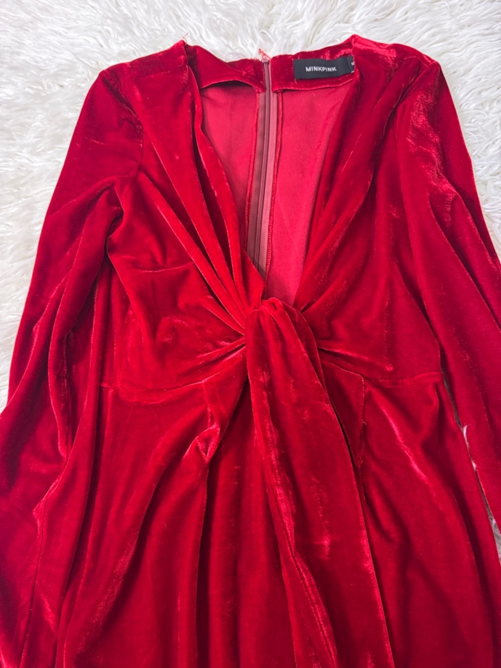 89 Red Velvet Mink Pink XS